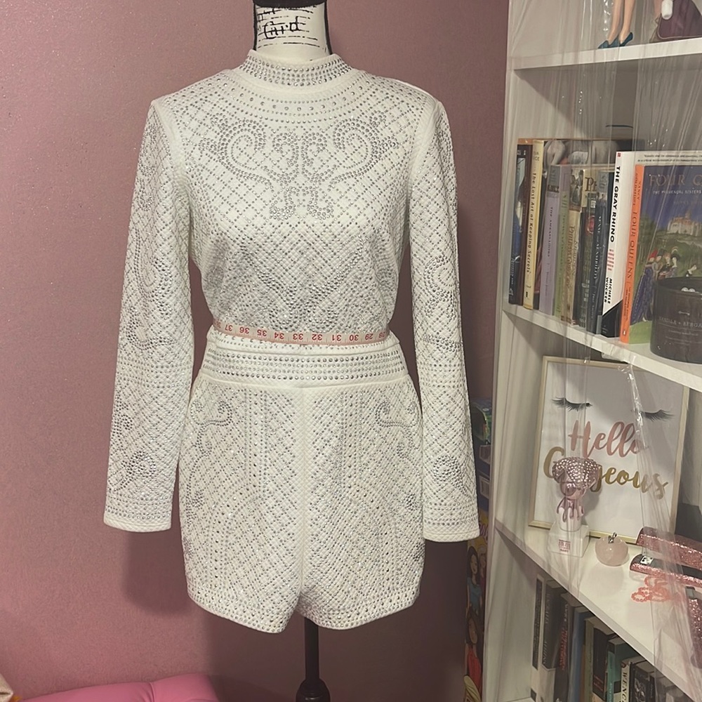 Bebe Romper white size M